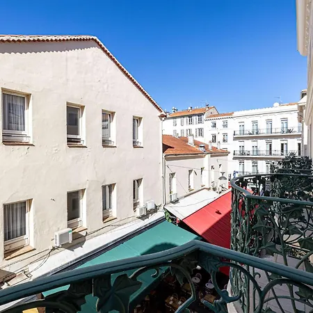 Le Casanova Avec Balcon Au Coeur Du Centre-ville Канны